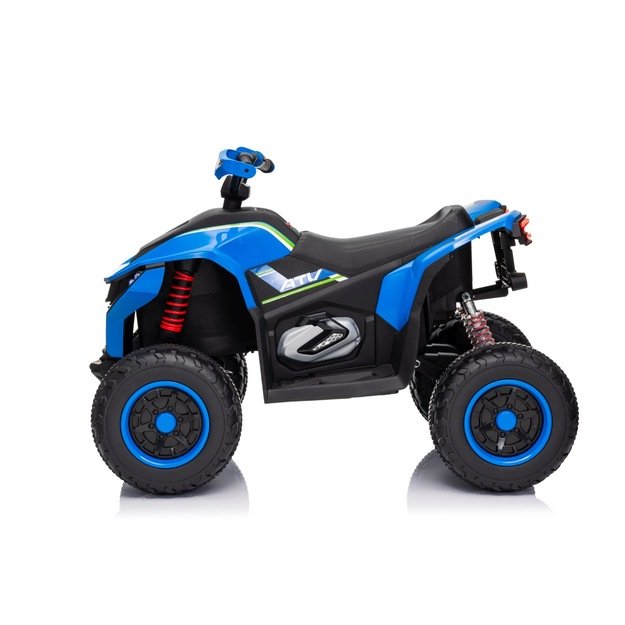 Vienvietis elektrinis keturratis vaikams Quad Fast Wheel, mėlynas