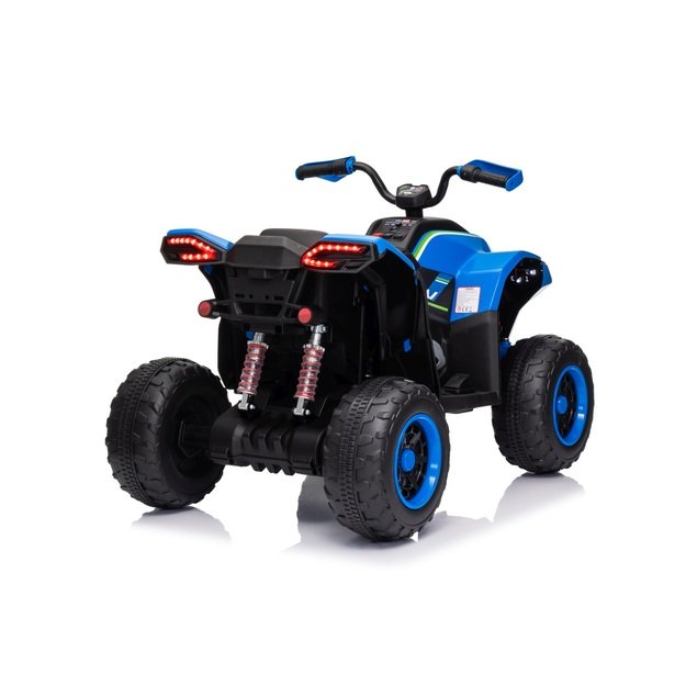 Vienvietis elektrinis keturratis vaikams Quad Fast Wheel, mėlynas