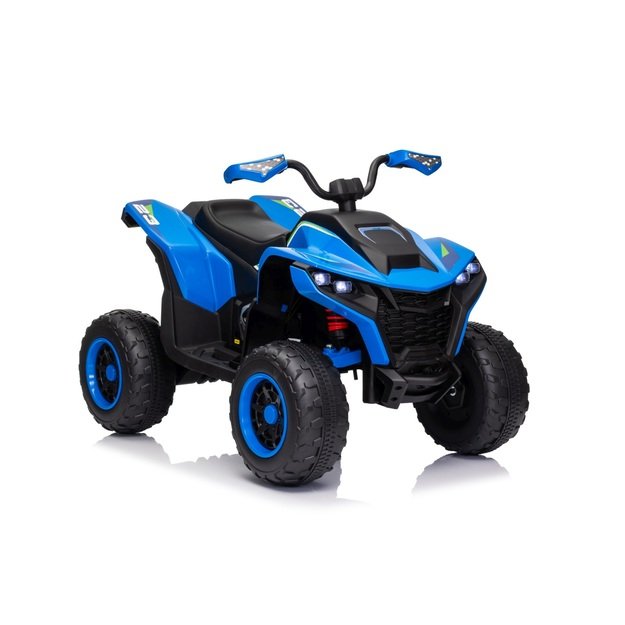 Vienvietis elektrinis keturratis vaikams Quad Fast Wheel, mėlynas