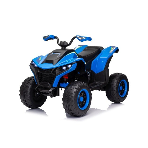 Vienvietis elektrinis keturratis vaikams Quad Fast Wheel, mėlynas
