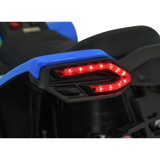 Vienvietis elektrinis keturratis vaikams Quad Fast Wheel, mėlynas