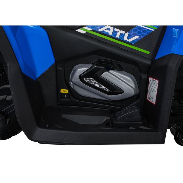 Vienvietis elektrinis keturratis vaikams Quad Fast Wheel, mėlynas