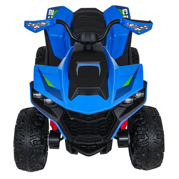 Vienvietis elektrinis keturratis vaikams Quad Fast Wheel, mėlynas