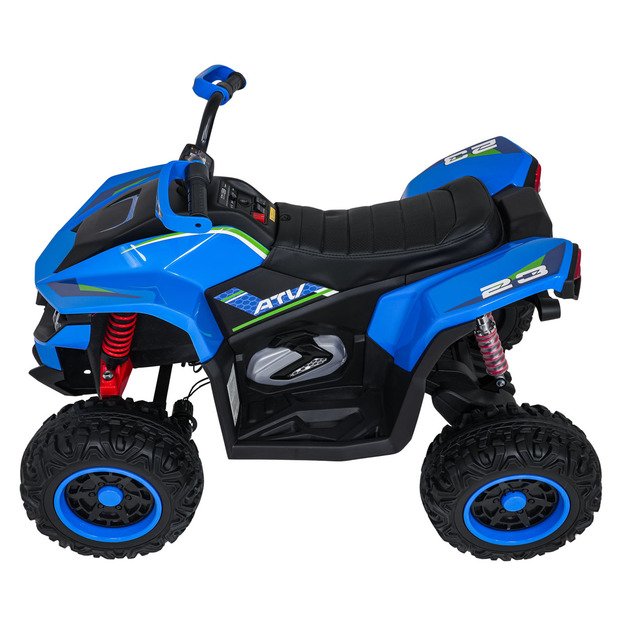 Vienvietis elektrinis keturratis vaikams Quad Fast Wheel, mėlynas