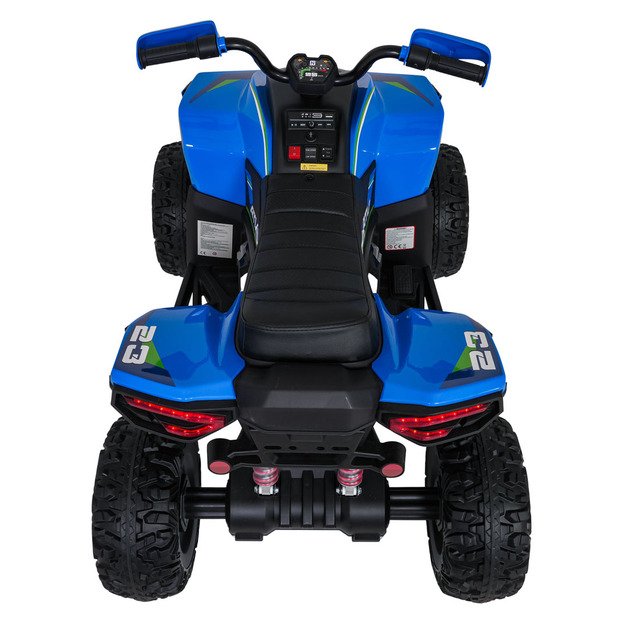 Vienvietis elektrinis keturratis vaikams Quad Fast Wheel, mėlynas