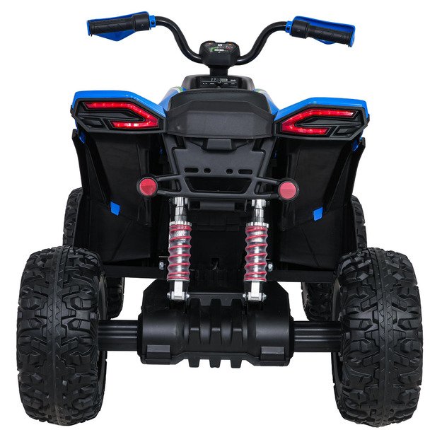 Vienvietis elektrinis keturratis vaikams Quad Fast Wheel, mėlynas
