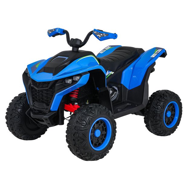 Vienvietis elektrinis keturratis vaikams Quad Fast Wheel, mėlynas