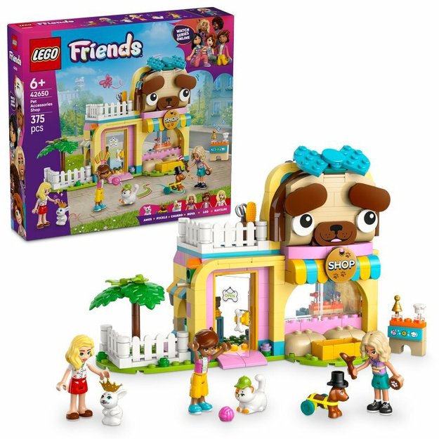 Konstruktorius vaikams „Augintinių aksesuarų parduotuvė“ LEGO® Friends 42650 