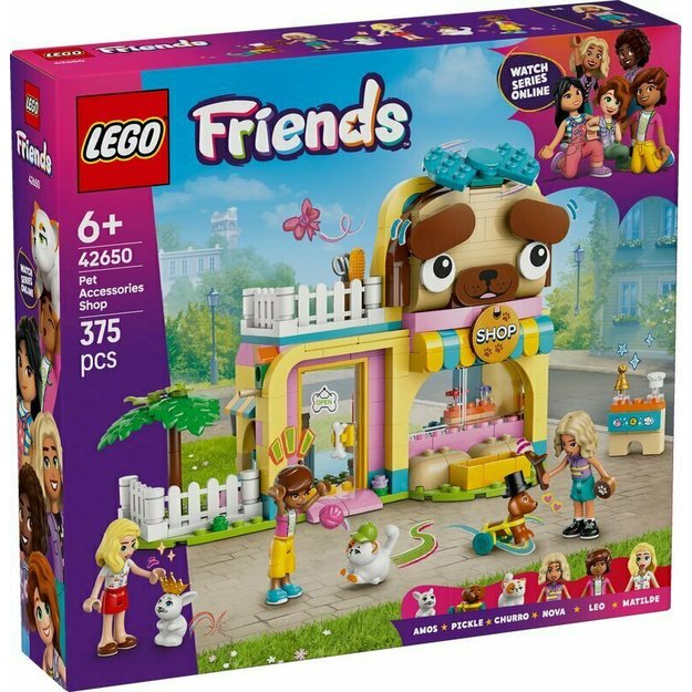Konstruktorius vaikams „Augintinių aksesuarų parduotuvė“ LEGO® Friends 42650 