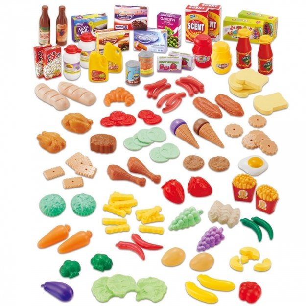 Didelis įvairių maisto produktų rinkinys 120el., WOOPIE