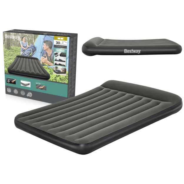 Pripučiamas dvivietis čiužinys 203x152x30cm, Bestway 67682