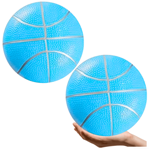 Krepšinio kamuolys 20 cm, mėlynas
