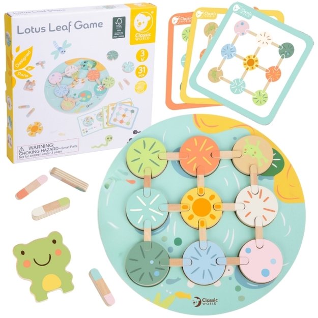 Medinis arkadinis žaidimas vaikams „Lotus Leaf“, CLASSIC WORLD