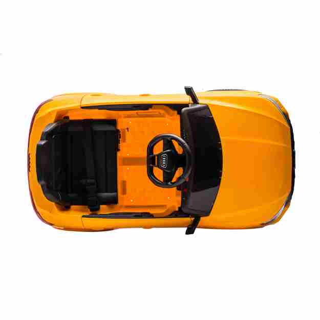 Vienvietis elektromobilis Audi SQ8, geltonas