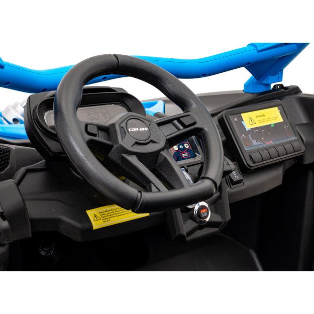 Dvivietis bagis Can-am Maverick Turbo RR STRONG, mėlynas