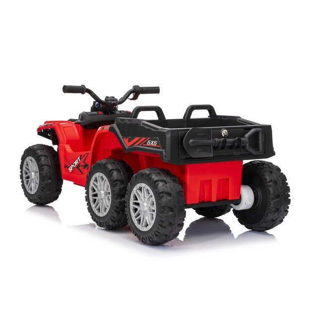 Keturratis su priekaba Sport TX ATV, raudonas