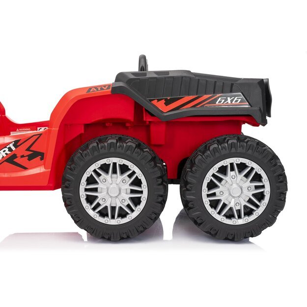 Keturratis su priekaba Sport TX ATV, raudonas