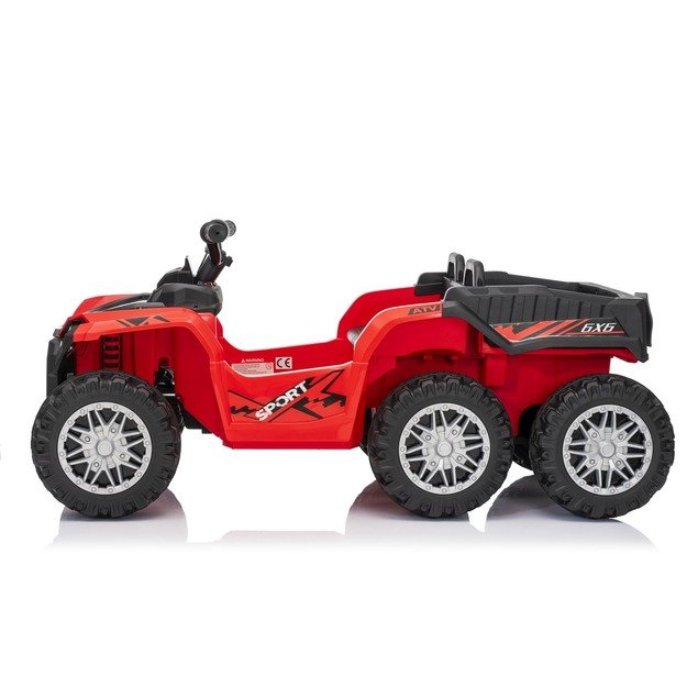Keturratis su priekaba Sport TX ATV, raudonas