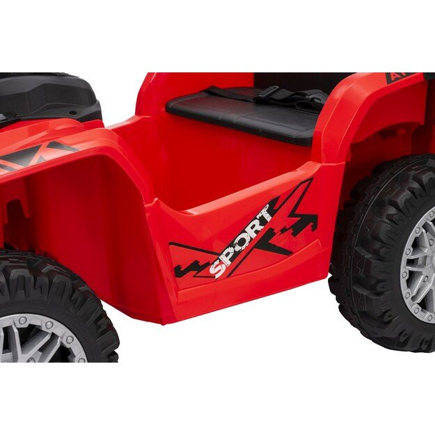 Keturratis su priekaba Sport TX ATV, raudonas