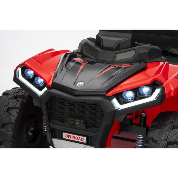 Keturratis su priekaba Sport TX ATV, raudonas