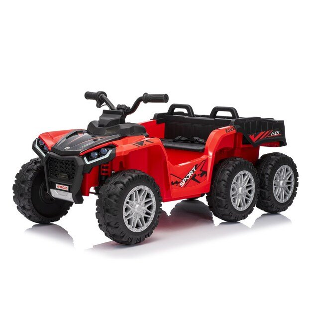 Keturratis su priekaba Sport TX ATV, raudonas