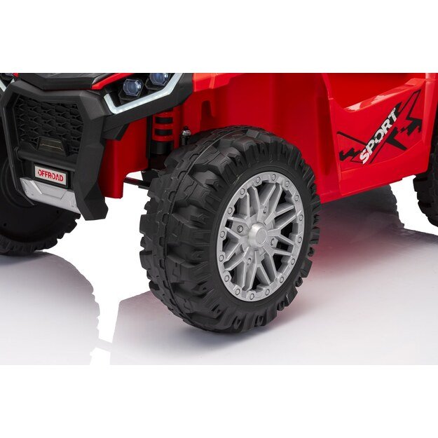 Keturratis su priekaba Sport TX ATV, raudonas