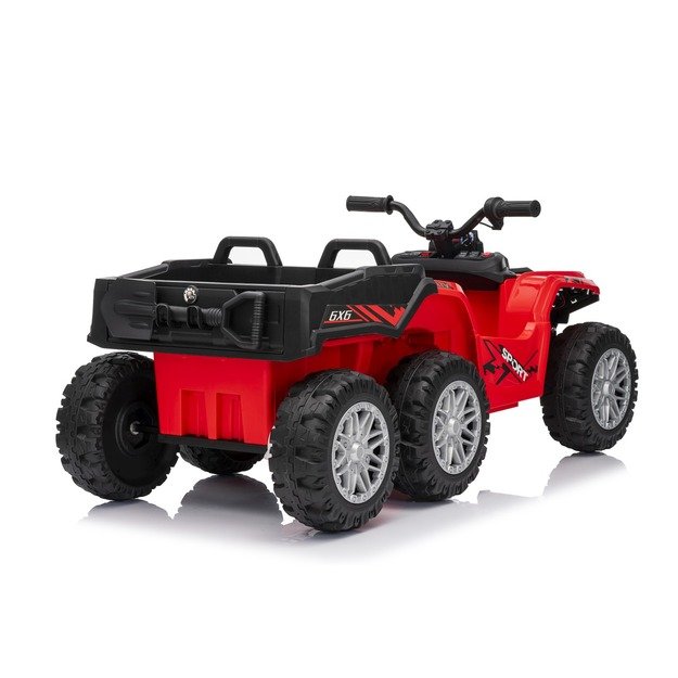 Keturratis su priekaba Sport TX ATV, raudonas