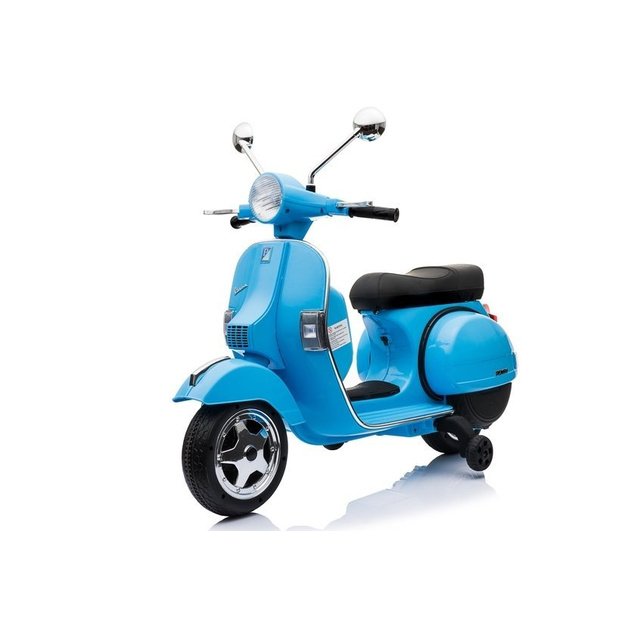 Elektrinis motoroleris vaikams Vespa mėlynas