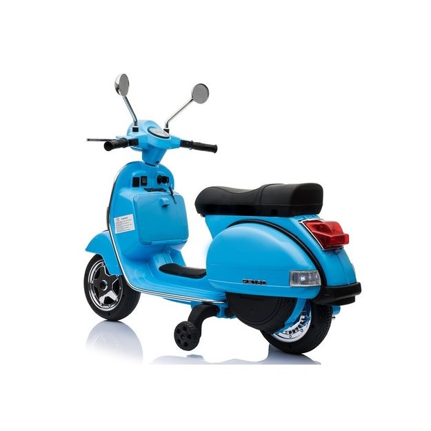 Elektrinis motoroleris vaikams Vespa mėlynas