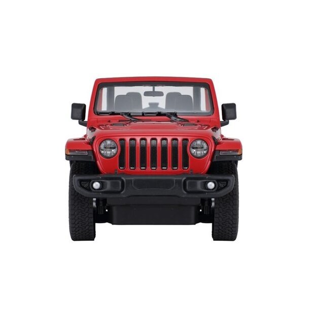 Nuotoliniu būdu valdomas Jeep Wrangler Rubicon visureigis 1:14, raudonas