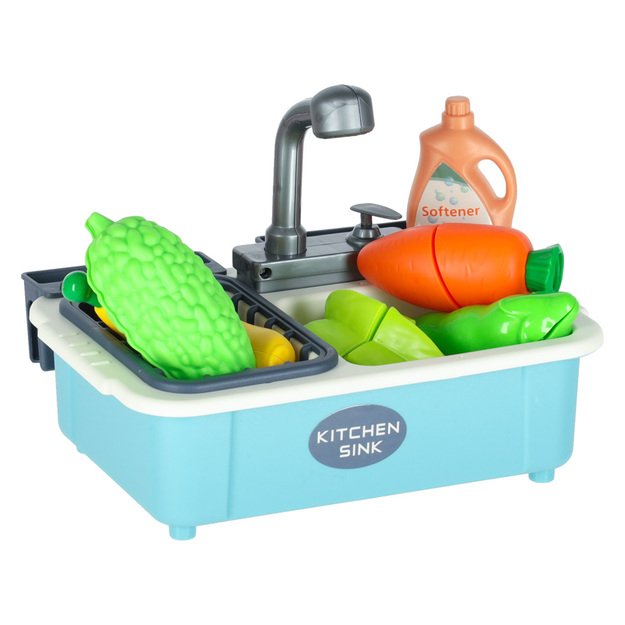 Vaikiška indų plovimo kriauklė su priedais, Little Chef 8