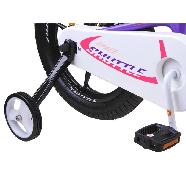 Vaikiškas dviratis RoyalBaby 16 „Space Shuttle“, violetinis