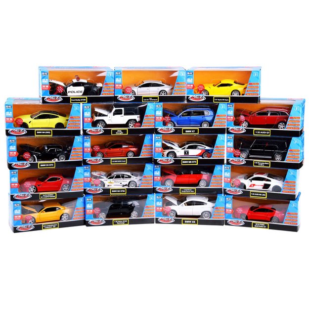 Žaislinis metalinis visureigis Jeep Wrangler 1:32, baltas