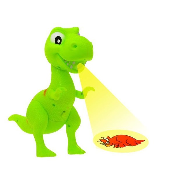 Projektorius dinozauras su rašikliais