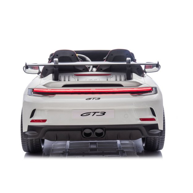 Dvivietis vaikiškas elektromobilis vaikams Porsche GT3, baltas, 24V 5