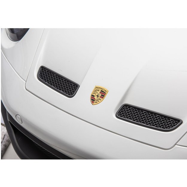 Dvivietis vaikiškas elektromobilis vaikams Porsche GT3, baltas, 24V 8