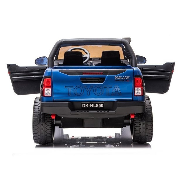 Dvivietis elektromobilis Toyota Hilux, mėlynas lakuotas 21