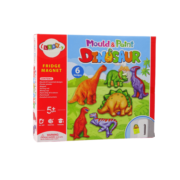 Kūrybinis rinkinys magnetų gamybai „Dinozaurai“ 9