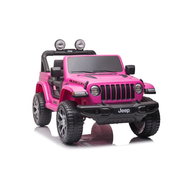 Vienvietis elektromobilis Jeep Wrangler Rubicon DK-JWR555, rožinis