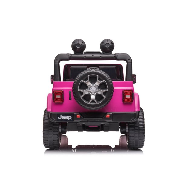 Vienvietis elektromobilis Jeep Wrangler Rubicon DK-JWR555, rožinis
