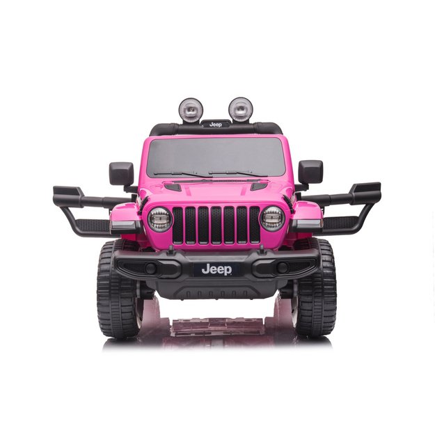 Vienvietis elektromobilis Jeep Wrangler Rubicon DK-JWR555, rožinis