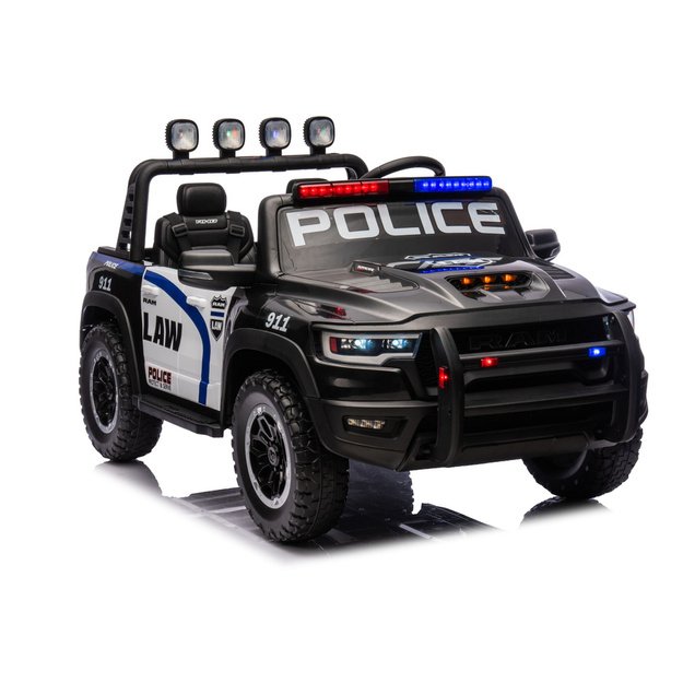 Dvivietis policijos elektromobilis vaikams RAM ZB629-P