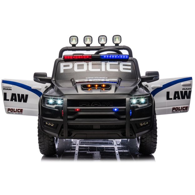 Dvivietis policijos elektromobilis vaikams RAM ZB629-P 7
