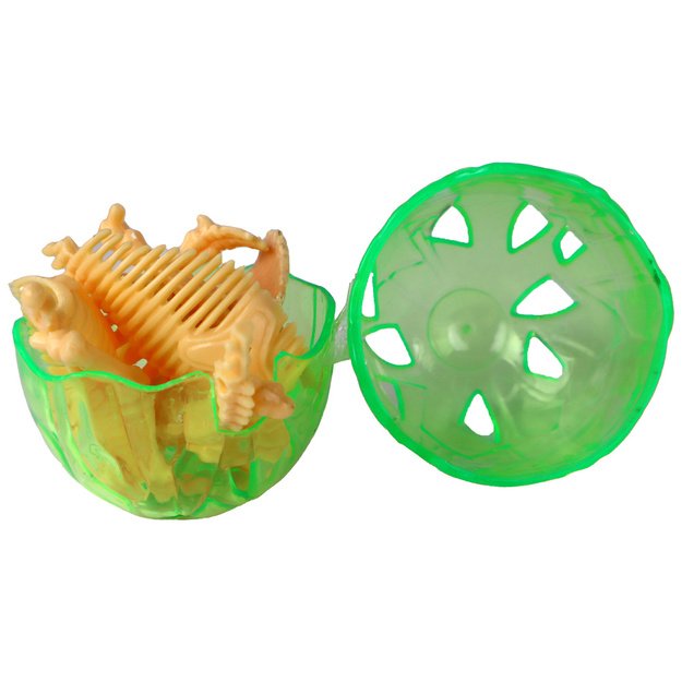 Kiaušinis su dinozauro figūrėle 4 spalvos, 9 cm