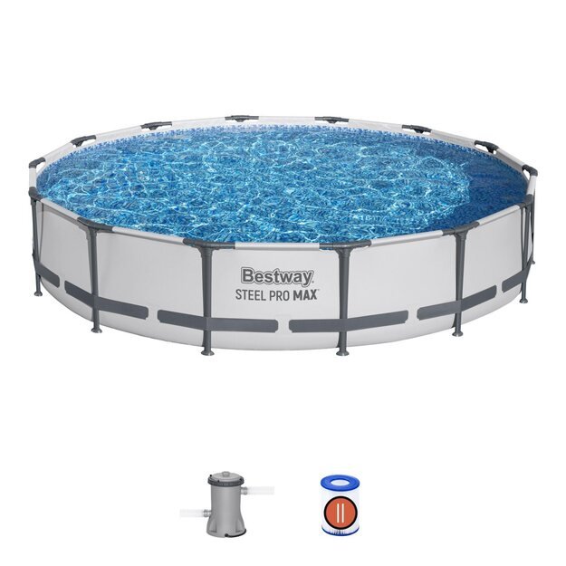 Karkasinis sodo baseinas Steel Pro Max 427x84cm, Bestway 