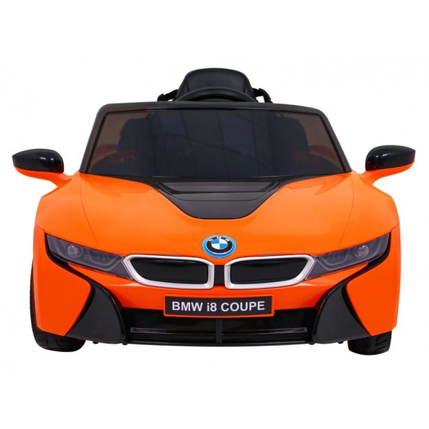 Vienvietis elektromobilis vaikams BMW I8 Lift, oranžinis