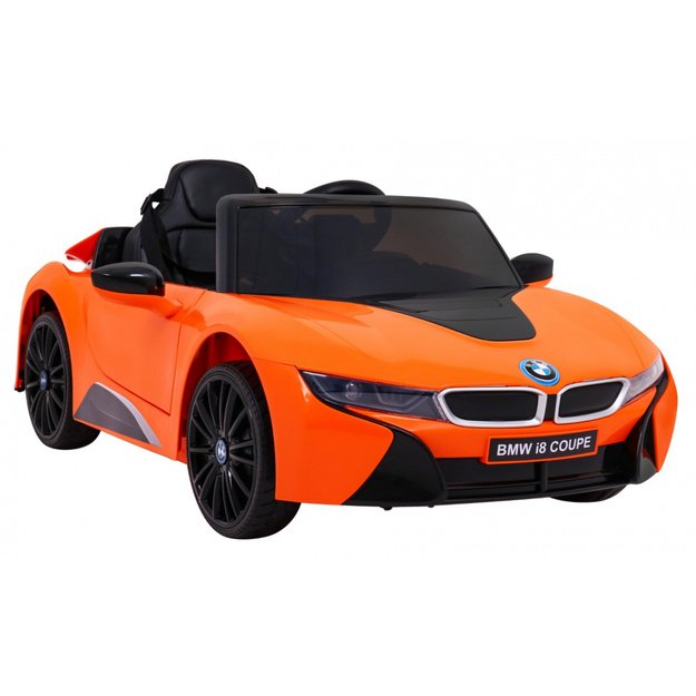 Vienvietis elektromobilis vaikams BMW I8 Lift, oranžinis