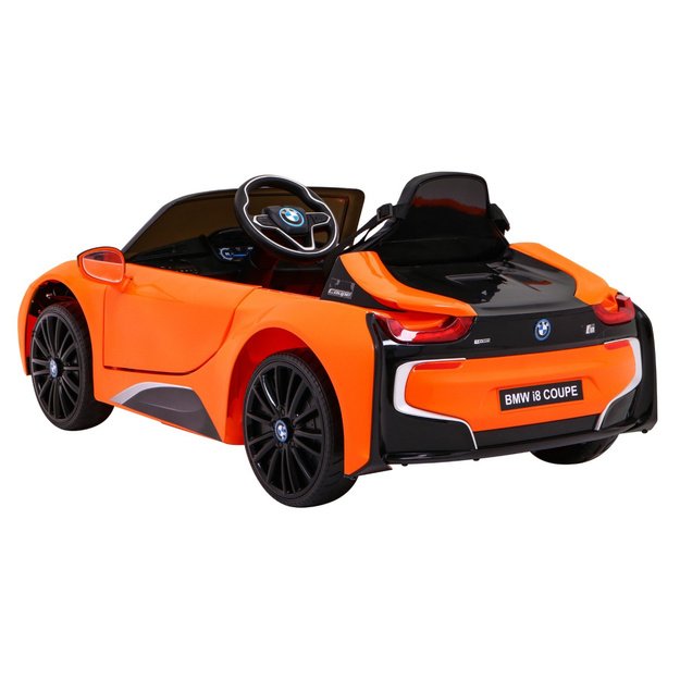 Vienvietis elektromobilis vaikams BMW I8 Lift, oranžinis