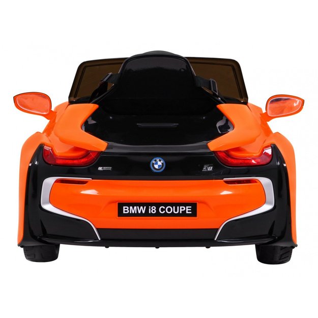 Vienvietis elektromobilis vaikams BMW I8 Lift, oranžinis