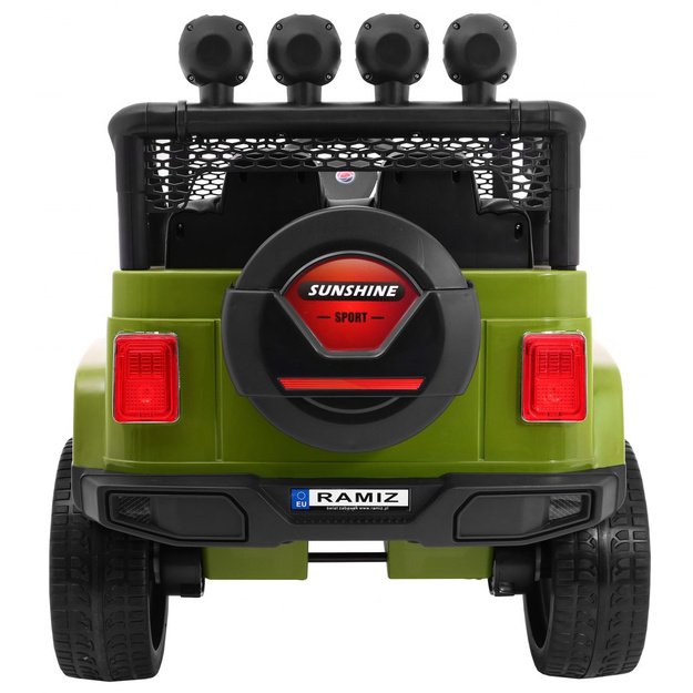 Vienvietis elektrinis džipas vaikams Raptor Drifter 4x4, žalias